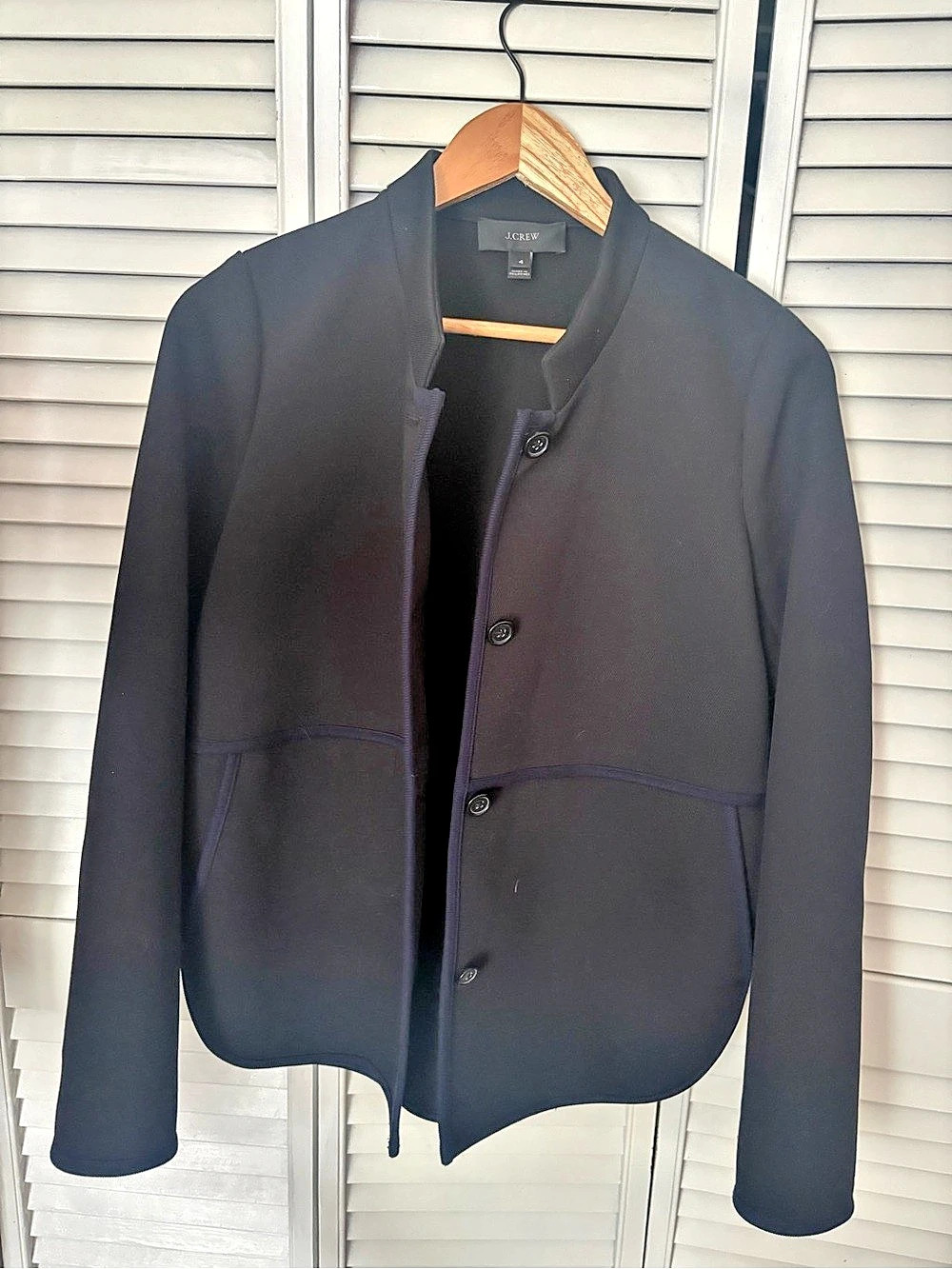 J.Crew Cora lady Black Blazer Size 4